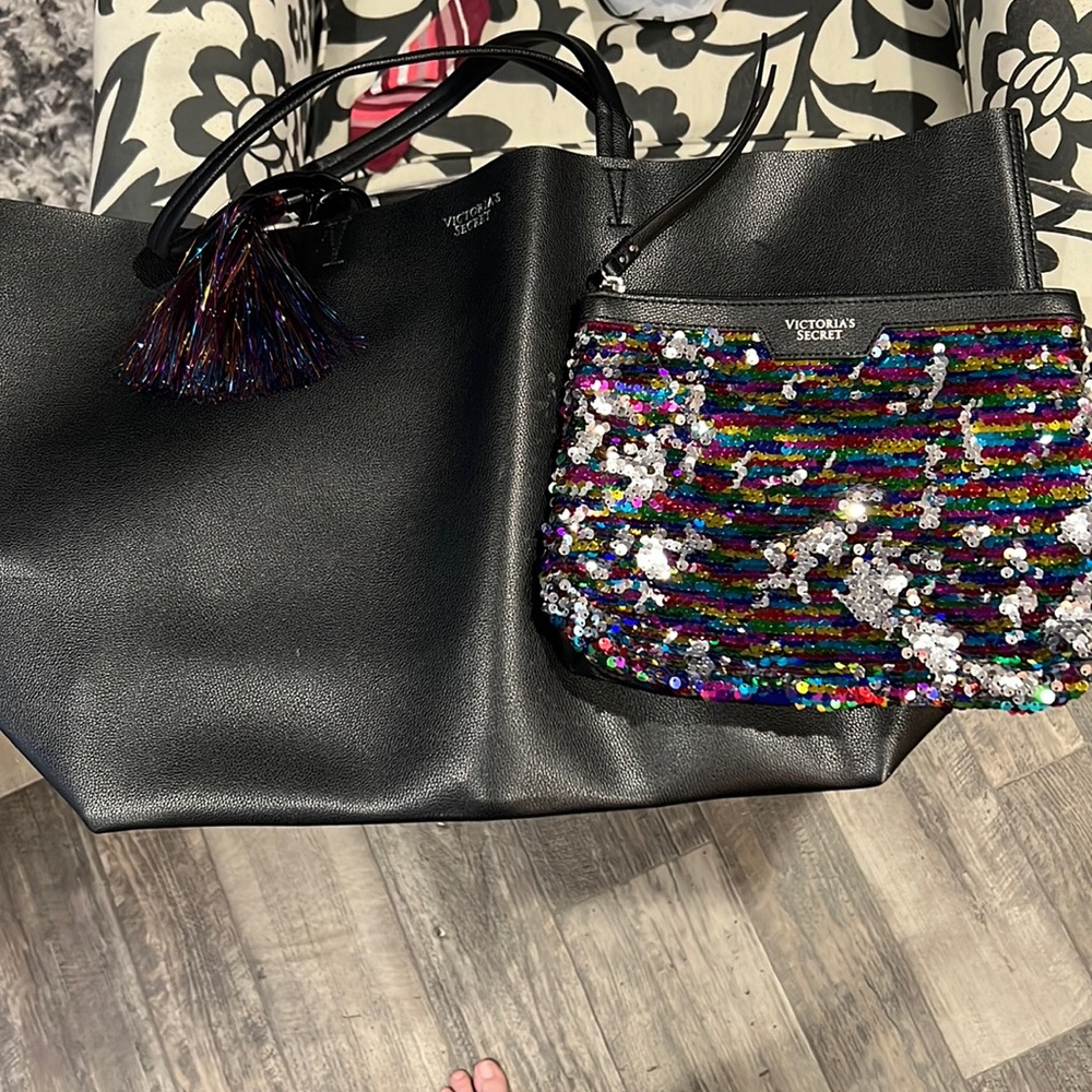 Victoria Secret large bag and clutch